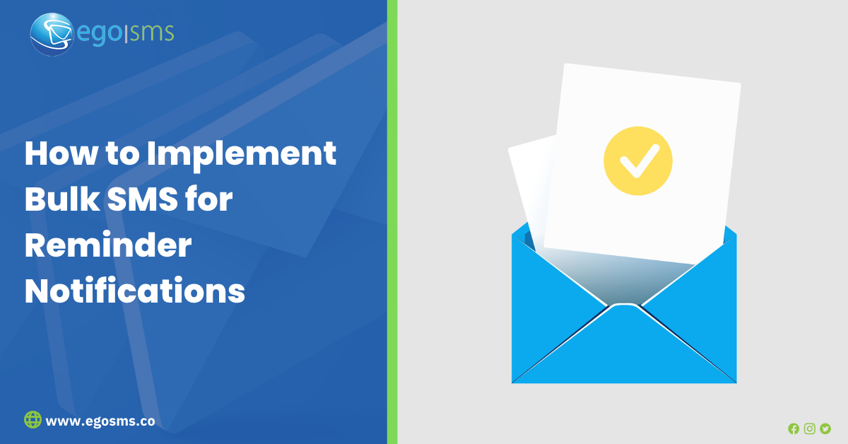 How to Implement Bulk SMS for Reminder Notifications